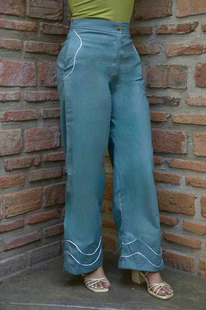 Pantalón Dahlia Azul